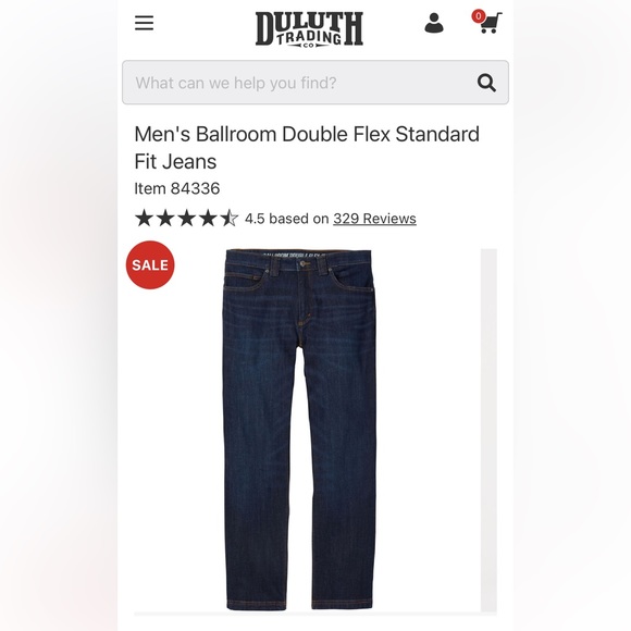 Duluth Men’s Denim Jeans - Picture 2 of 3